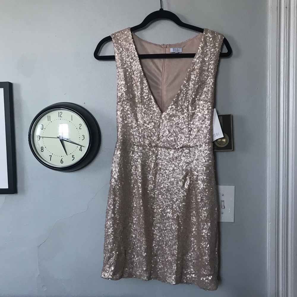 Tobi Sequin Dress